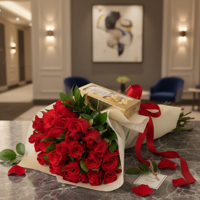 Bouquet de Rosas Rojas