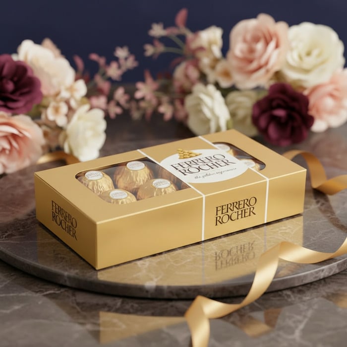 Caja de Chocolates Ferrero por 8 Unidades