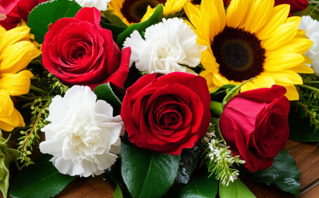 Flores frescas de Cundinamarca Colombia